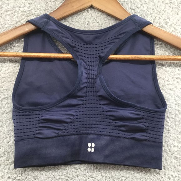 Sweaty‎ Betty Stamina Workout Bra Navy S - Picture 4 of 6